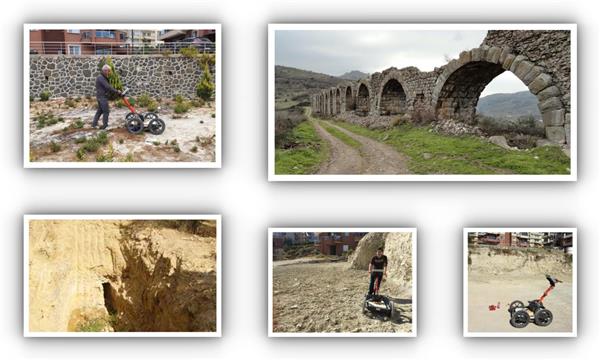 Sumet Yerbilimleri, yerleşim yeri altından geçen antik dönem su tünelinin arkeologlar eşliğinde jeoradar(GPR) ile konumlarının araştırılması çalışmalarını bitirdik